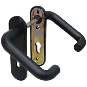 Poignée porte coupe feu